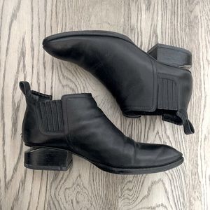 Alexander Wang Black Leather Bootie